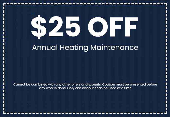 off annual heating maintenance coupon from Quahog Plumbing, featuring discount details and usage instructions.